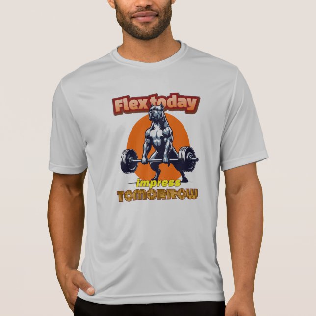 Camiseta "Flex Today, Impress Tomorrow" (Frente)