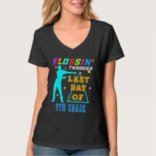 Camiseta Flexibilidade No Último Dia Do 9º Ano Engraçado