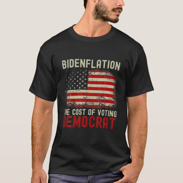 Camiseta Flexibilização Do Custo Do Voto Do Democrata - Ban (Frente)
