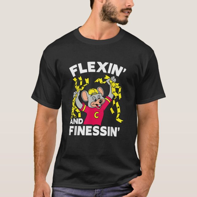 Camiseta Flexin And Finessin Handles De Bilhetes (Frente)