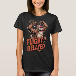 Camiseta Flight Delayed Reindeer