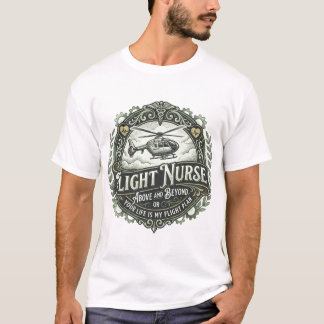 Camiseta Flight Nurse Above And Beyond