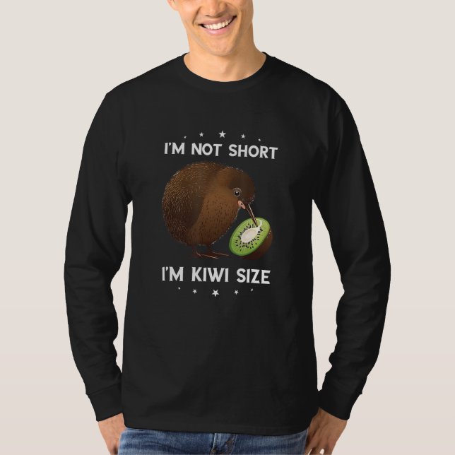 Camiseta Flightless New Zealand I m Not Short National Bird (Frente)