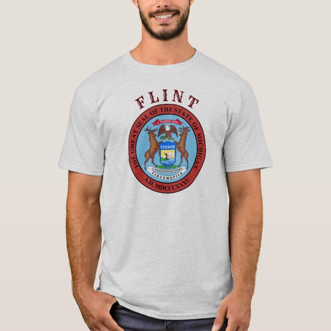 Camiseta Flint, Michigan (Frente)
