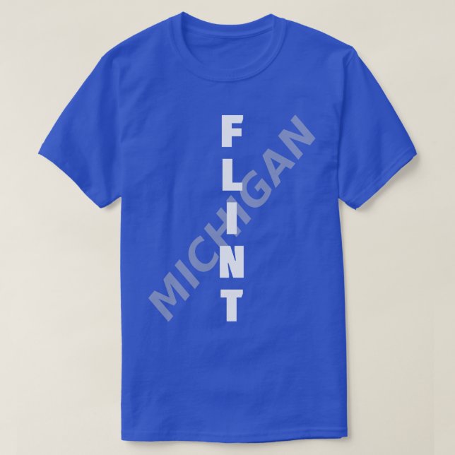 Camiseta Flint Michigan 20 (Frente do Design)
