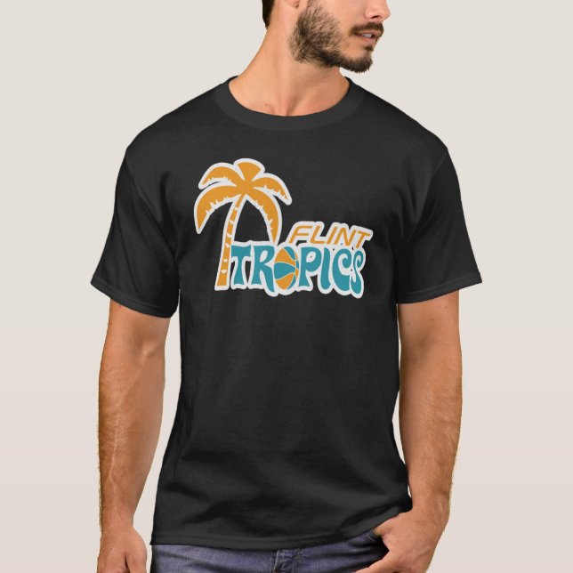 Camiseta Flint Tropics Retro (Frente)