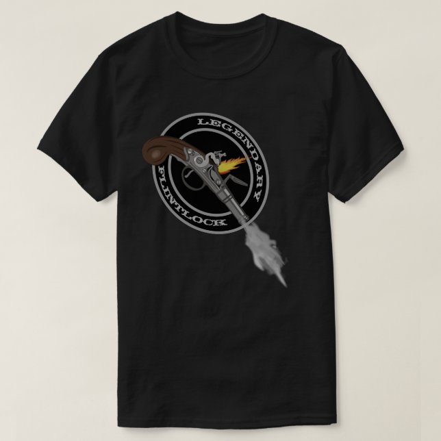 Camiseta Flintlock legendário (Frente do Design)
