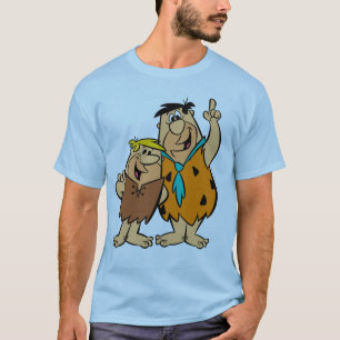 Camiseta Flintstone da entulho e do Fred da discussão