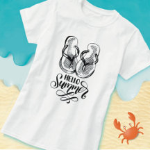 Camiseta Flip Flops Olá Verão