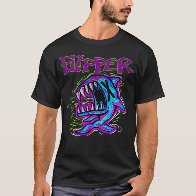 Camiseta Flipper engraçado (Frente)