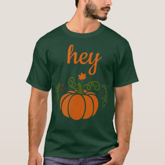 Camiseta Flirk Fall Autumn Halloween Ei Pumpkin
