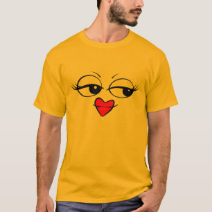 Camiseta Flirty Emoticon Costume