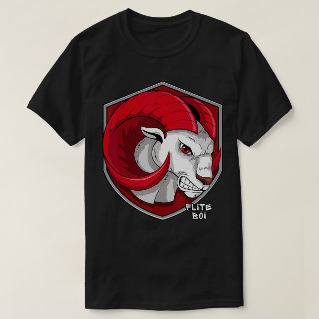 Camiseta Flite Boi WinstonSalem State WSSU Rams Graphic (Frente do Design)