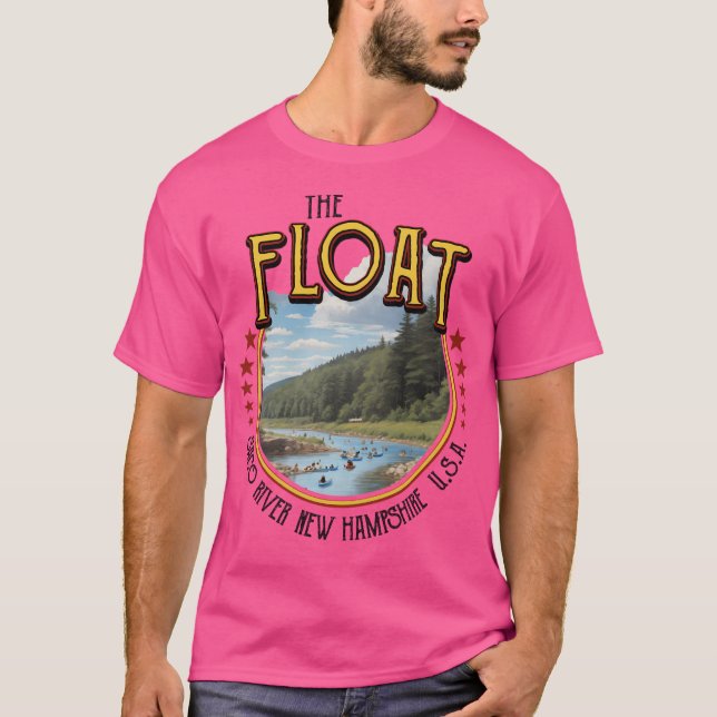 Camiseta Float Saco River New Hampshire Tubing (Frente)