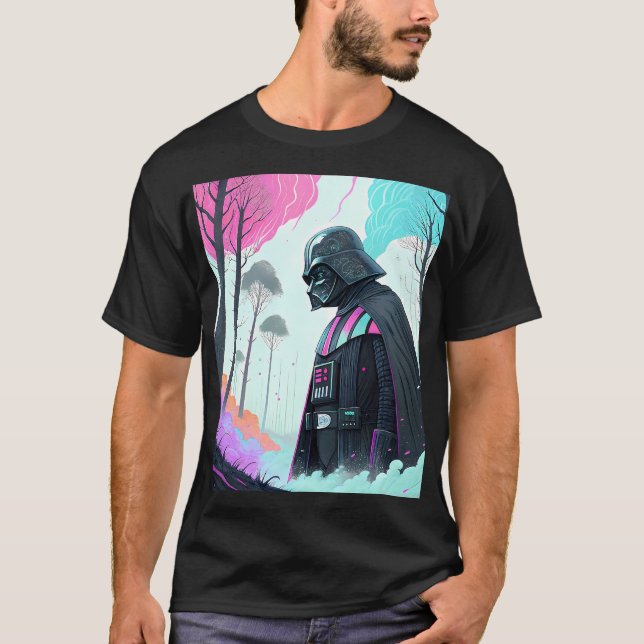 Camiseta Floating Astronaut in Space Suit Illustration (Frente)