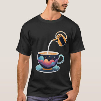 Camiseta Floating Tea Kettle Galaxy Constellation.
