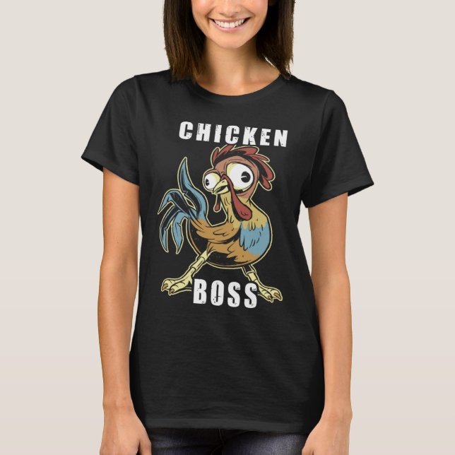 Camiseta Flock Boss flock Boss Huhn Love  Roosters  2 (Frente)
