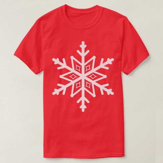 Camiseta Floco de neve (Frente do Design)