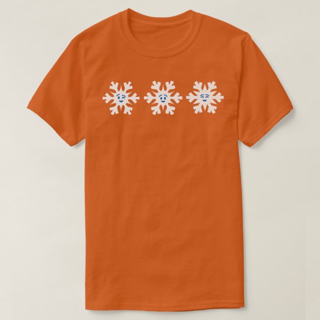 Camiseta Floco de neve (Frente do Design)