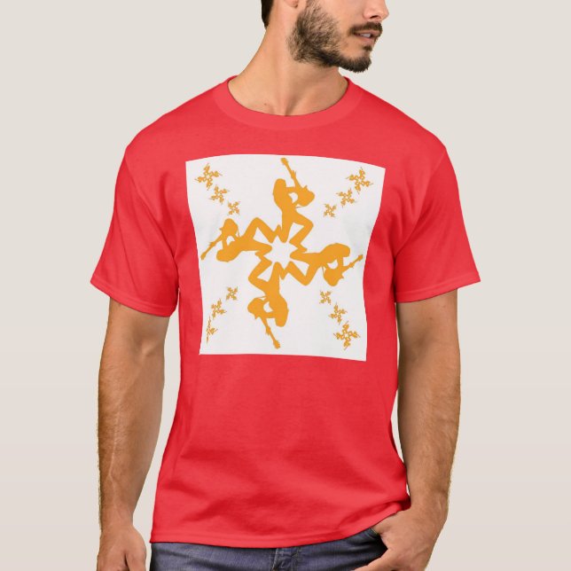 Camiseta Floco de neve 1 da rocha (Frente)