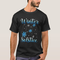 Floco de neve azul-solstício de inverno Abençoado