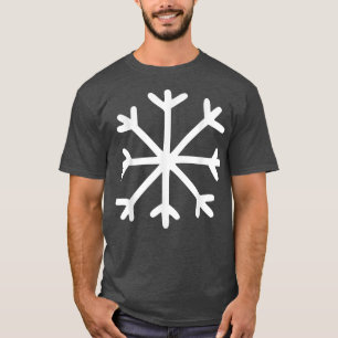 Camiseta Floco de Neve Bonito de Estética Trendy