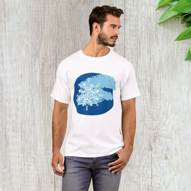 Camiseta Floco de neve de inverno (Criador carregado)