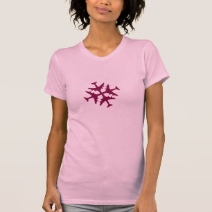 Camiseta Floco de neve do avião