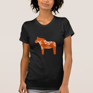 Camiseta Floco de neve do cavalo de Dala