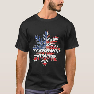 Camiseta Floco de neve - Liberal Democrata Para 4 De Julho