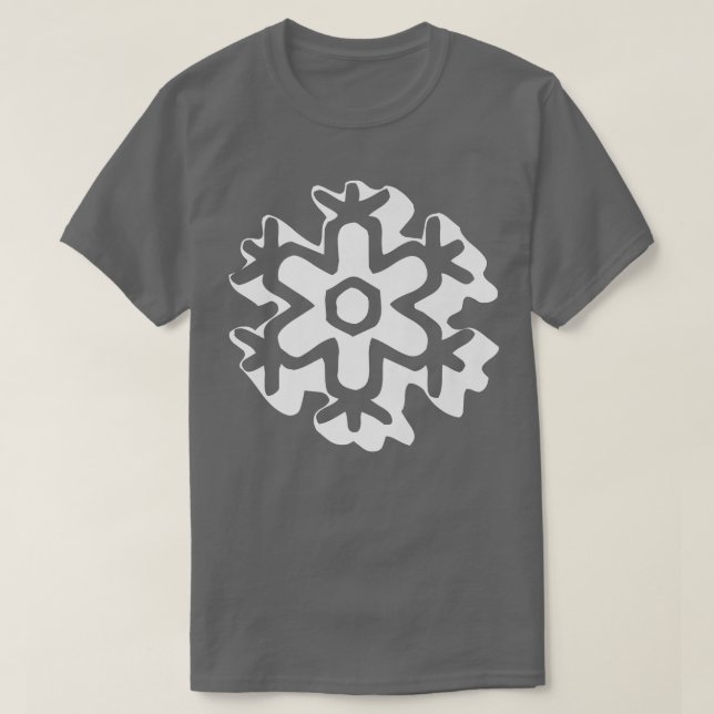 Camiseta Floco de Neve Retro Groovy  (Frente do Design)