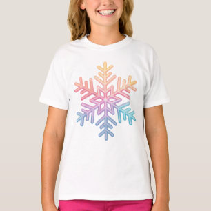 Camiseta Floco de neve simples