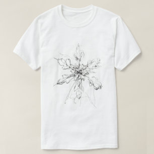 Camiseta Floco de neve Solteiro Delicado