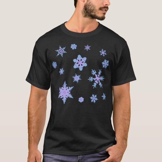 Camiseta Flocos de neve (Frente)