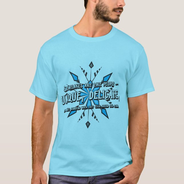 Camiseta Flocos de neve (Frente)