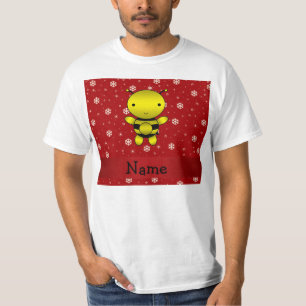 Camiseta Flocos de neve conhecidos personalizados do