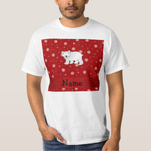 Camiseta Flocos de neve conhecidos personalizados do