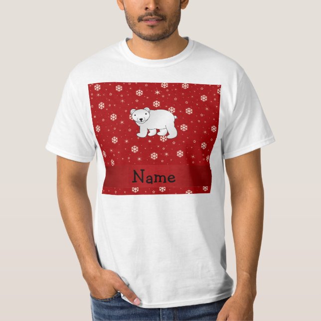 Camiseta Flocos de neve conhecidos personalizados do (Frente)