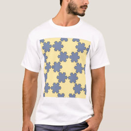 Camiseta Flocos de neve Koch Tesselados (Padrão Fratural)