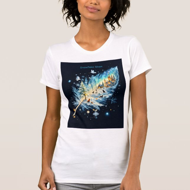 Camiseta Flocos de neve Laca e Fadas de BBF T-Shirts (Frente)
