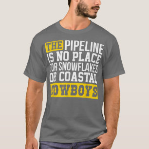 Camiseta Flocos de neve Pipeliner Solder Piada para gasodut