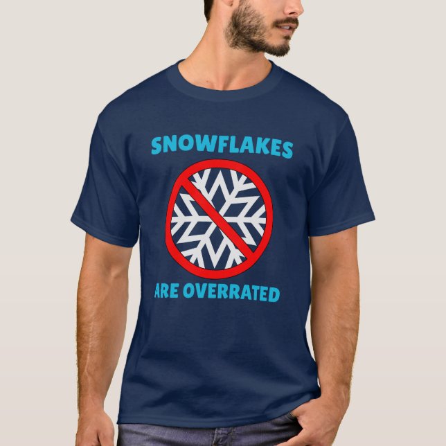 Camiseta Flocos de neve são chupados pelo inverno (Frente)