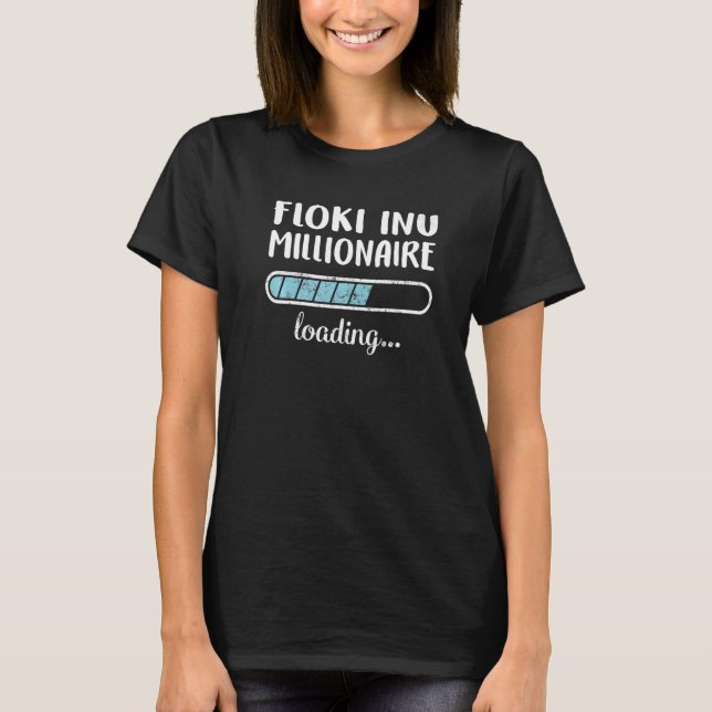 Camiseta Floki Inu Millionaire Carregando Humor Familiar Am (Frente)
