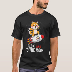 Camiseta Floki Inu Para O Astronau De Moedas Inu Legal Da L