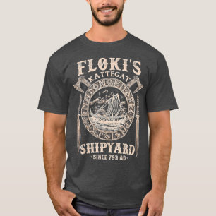 Camiseta Flokis Navio Kattegat Viking Navio E Espada T G