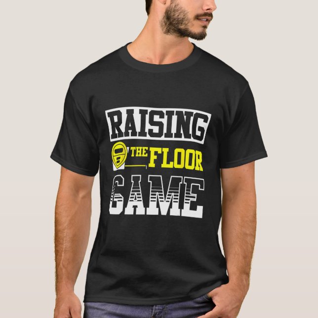 Camiseta Flooring Installer For Prossional Installer Carpet (Frente)