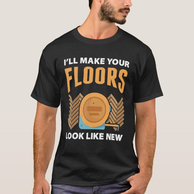 Camiseta Flooring Installer For Prossional Installer Carpet (Frente)