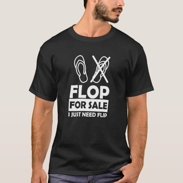 Camiseta Flop For Sale Sacudir não é necessário para Ampute (Frente)