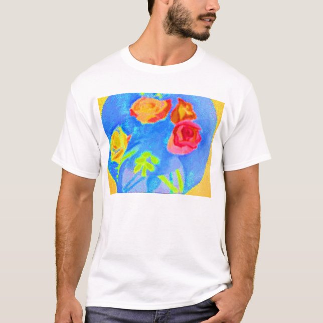 Camiseta flor (Frente)