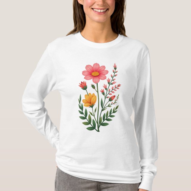 Camiseta Flor (Frente)